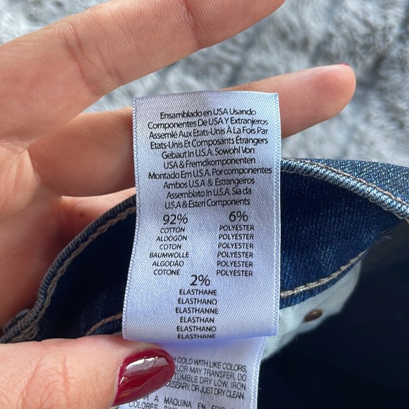 Mother The Dazzler Ankle High Rise Jeans Night Owl Wash 27 - Picture 8 of 9